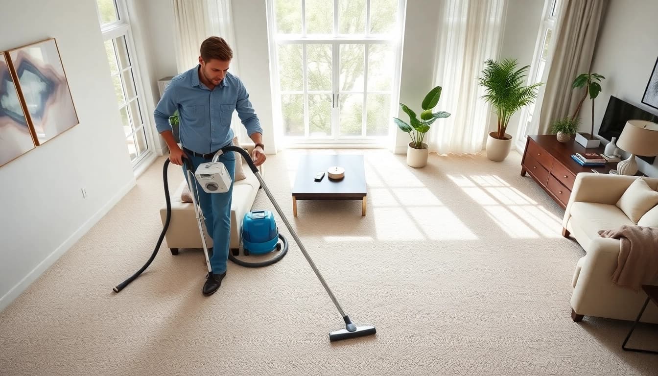 Efficient carpet cleaning roseville ca service showcased in a bright living room.