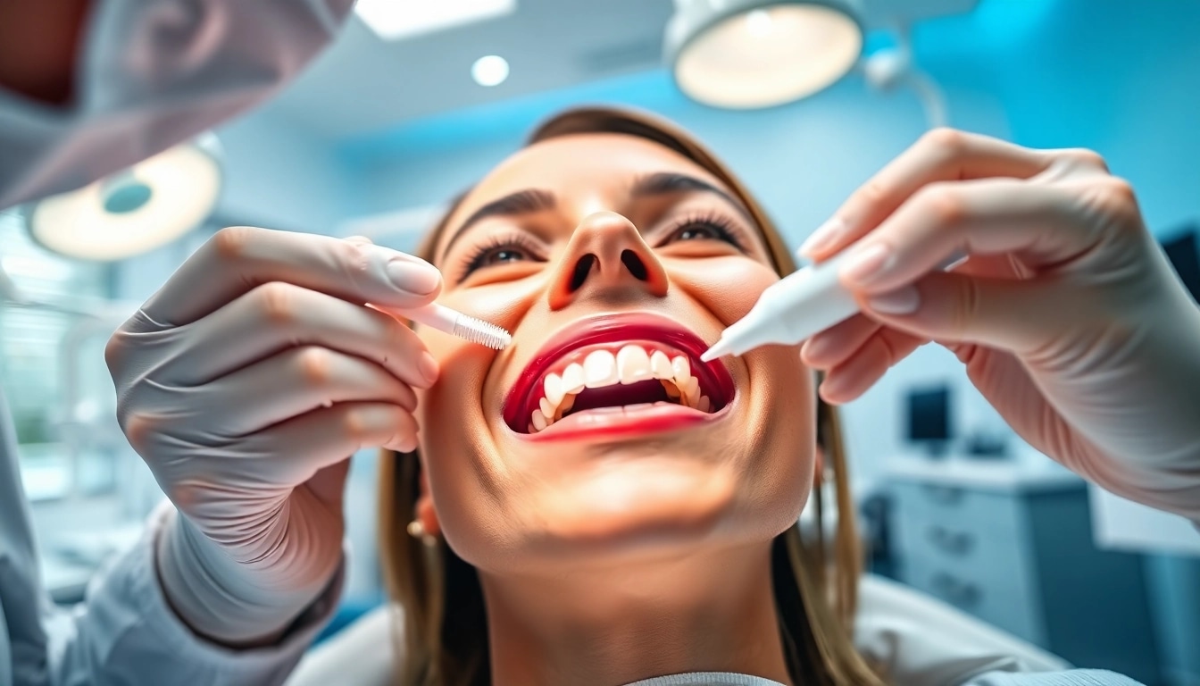 Teeth whitening behandeling voor tanden bleken Nijmegen in een moderne tandartspraktijk.