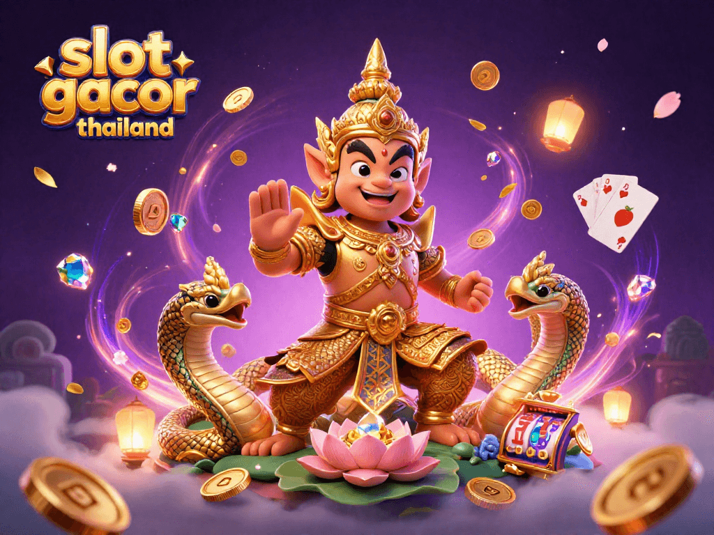 Spin to win with slot gacor thailand featuring vibrant slot machines and dynamic gaming elements