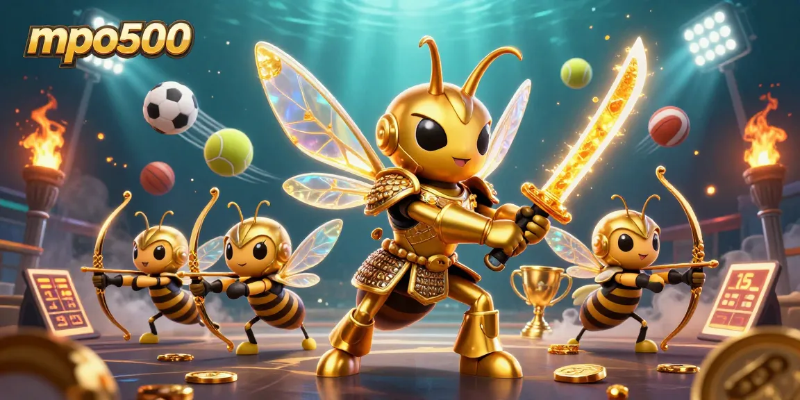 Experience exhilarating gameplay with mpo500's vibrant casino adventure featuring energetic characters.
