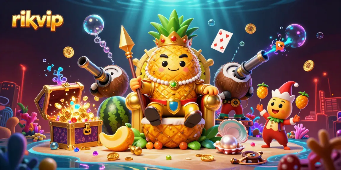 Engage in thrilling slots at RIKVIP featuring vibrant characters and dazzling casino action.
