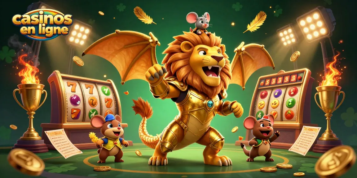 Explorez les casinos en ligne avec une chimère triomphant et des éléments de jeu captivants.