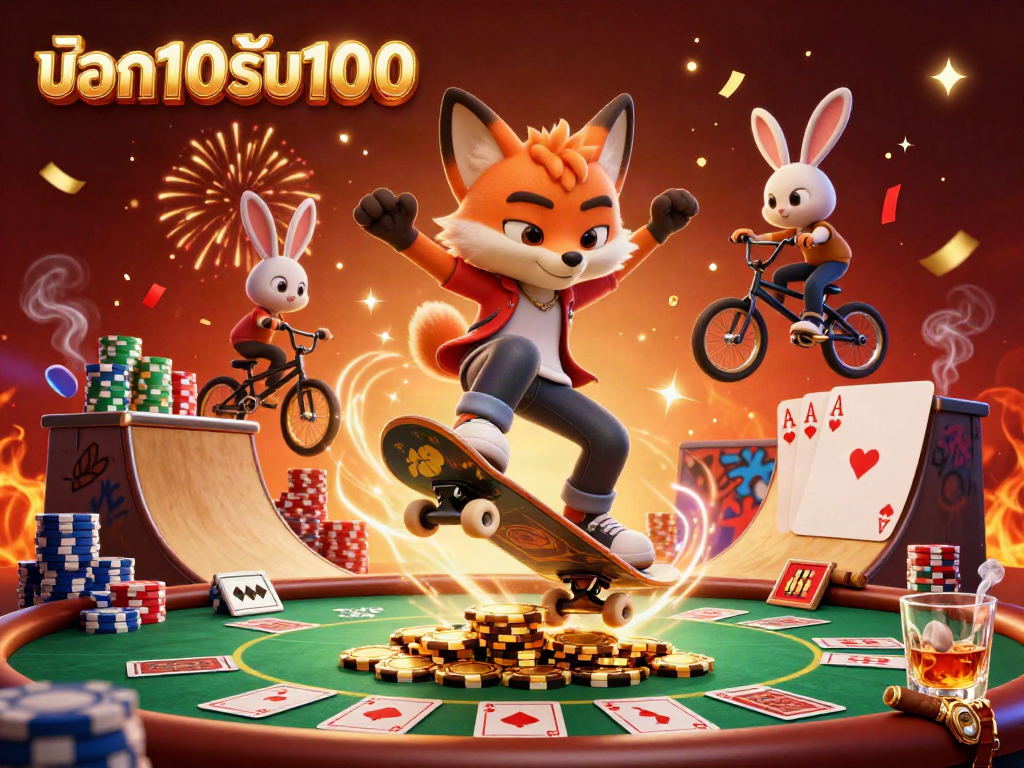 ฝาก10รับ100 กับภาพ 3D ที่น่าสนใจจากคาสิโน รวมตัวละครตลกและสัญลักษณ์คาสิโน