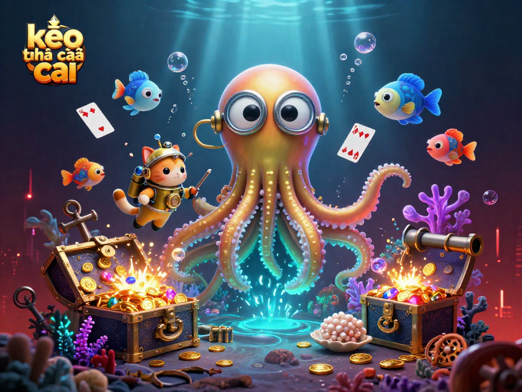 Engage in thrilling betting experiences with kèo nhà cái surrounded by a fantastical underwater scene.