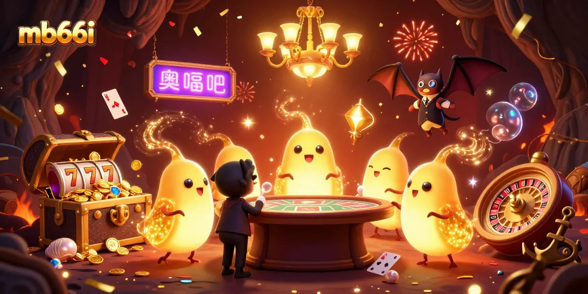 Experience vibrant winning moments at mb66i with glowing elements in an exciting casino scene