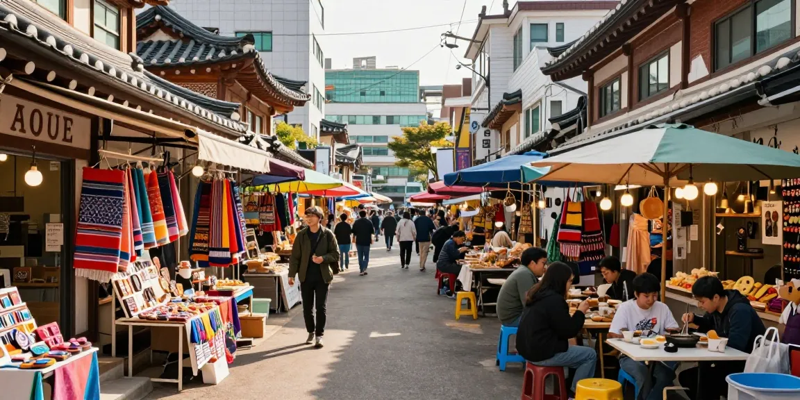 인천 부평OP의 매력적인 시장 풍경과 사람들