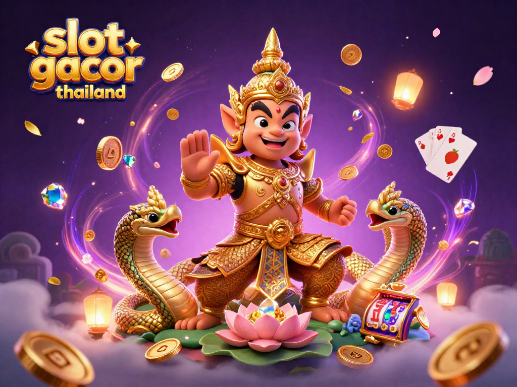 Spin to win with slot gacor thailand featuring vibrant slot machines and dynamic gaming elements