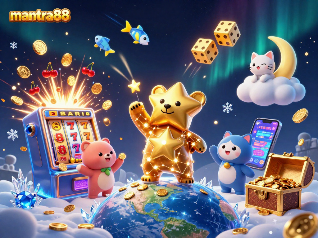 Engage in mantra88's vibrant casino splash with constellations and jackpot thrills galore!