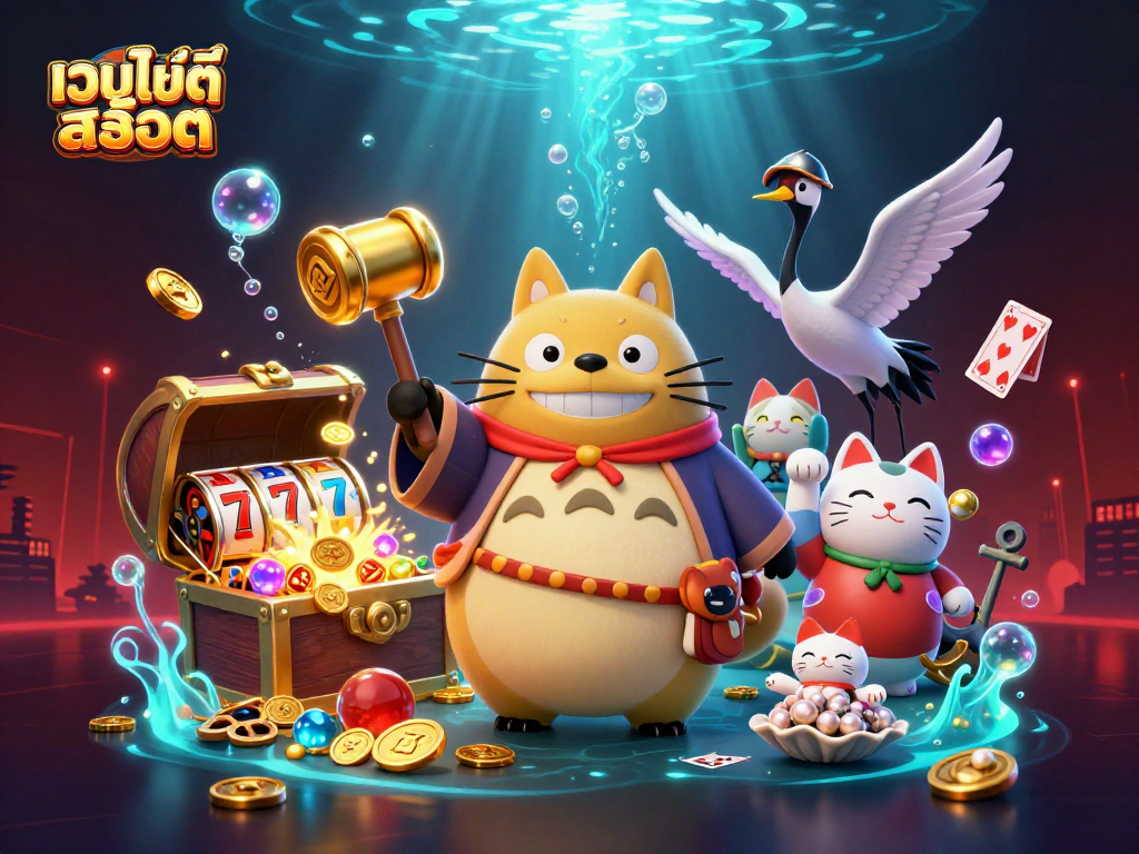 เล่นสล็อตออนไลน์ที่เว็บไซต์สล็อตในภาพ 3D พร้อมแมวนำโชคและเทคนิคเด็ดของปี 2026