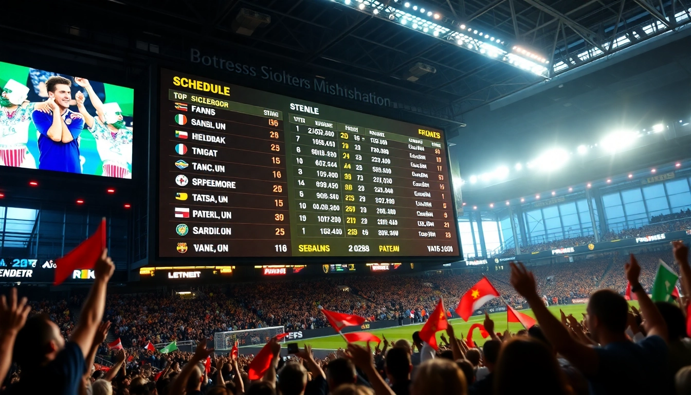 Jadwal bola Terupdate dan Tips Menemukan Jadwal Pertandingan