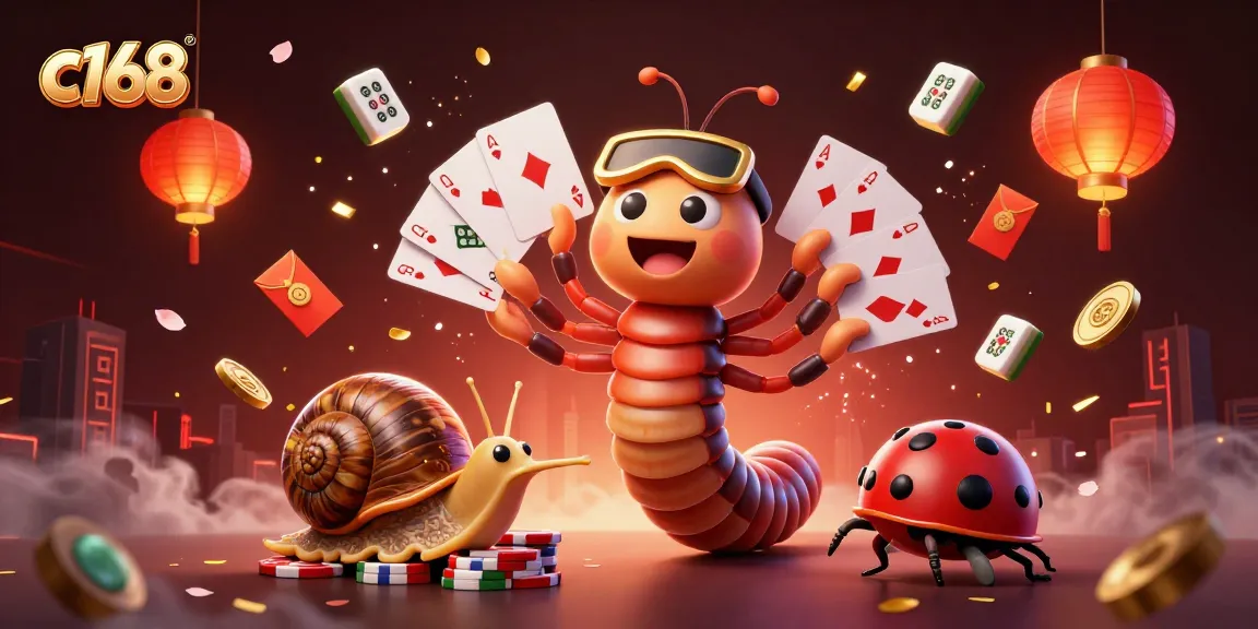 Experience exciting gaming action at c168 with vibrant characters and dynamic casino elements.