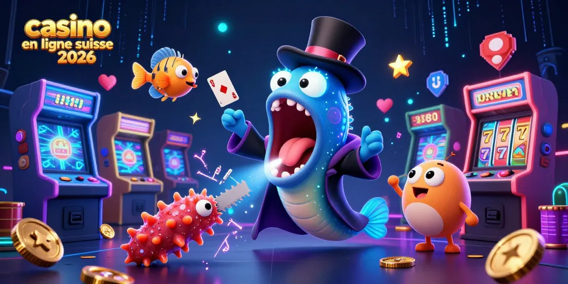 Profitez des jeux au casino en ligne suisse 2026 avec des personnages marins fantastiques.