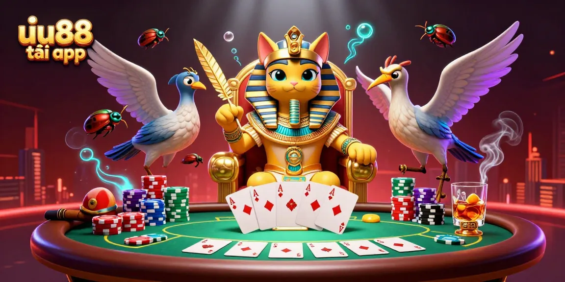 Experience excitement with uu88 tải app featuring dynamic casino elements and characters.