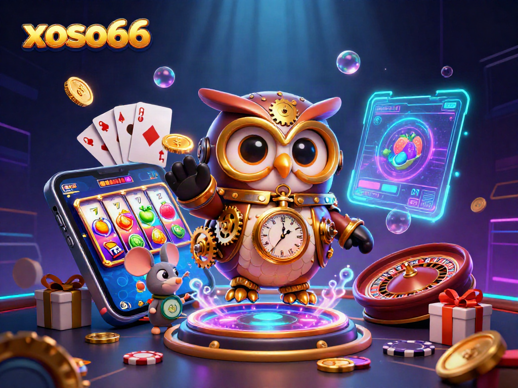 Engage in thrilling games at xoso66 with vibrant slots and dynamic 3D casino elements.