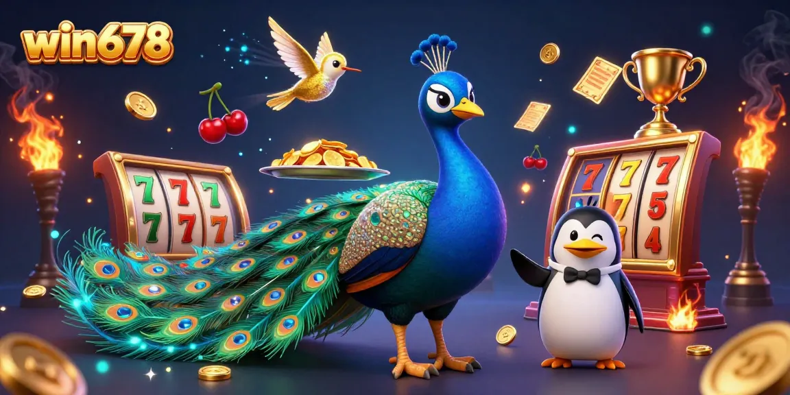 win678 showcases an exhilarating 3D illustration of a captivating online slot experience with vibrant characters