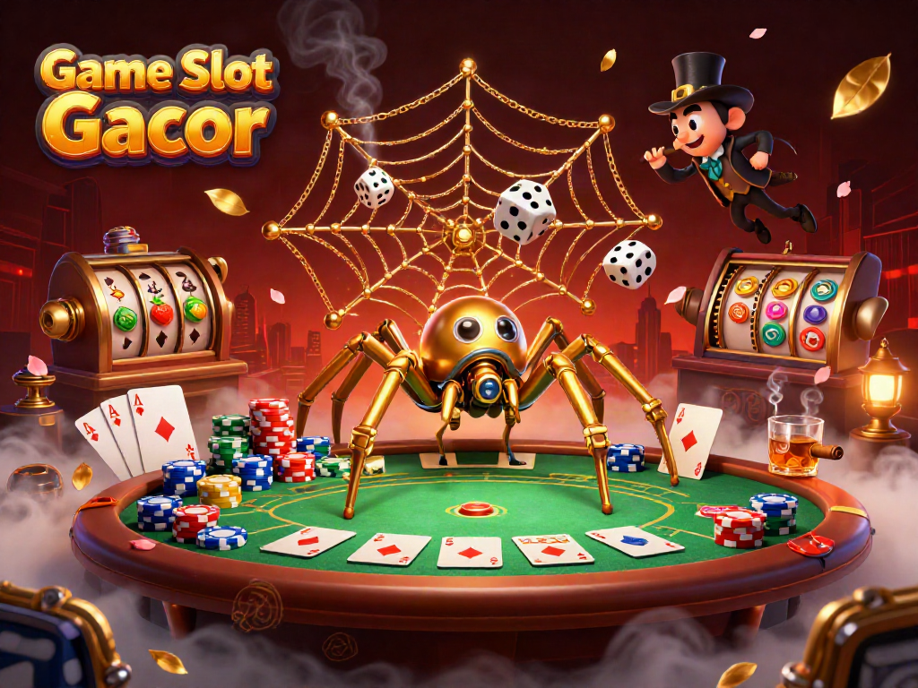 Menggali keberuntungan dengan Game Slot Gacor dan simbol keberuntungan dalam desain imersif.