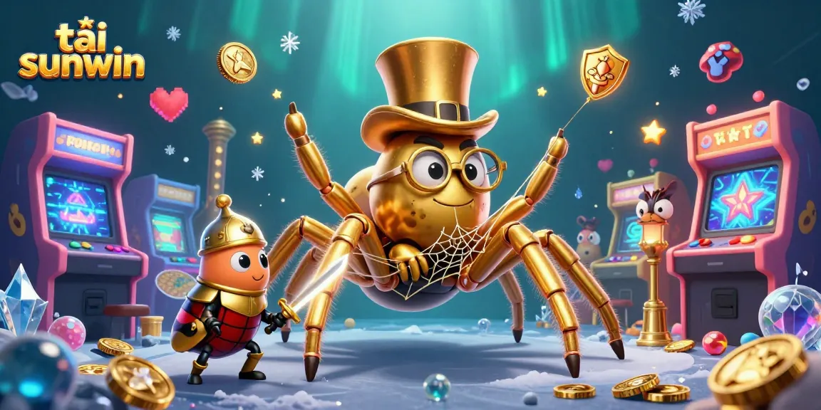 Win big with tải sunwin in a vibrant online gaming scene featuring dynamic characters and casino elements.