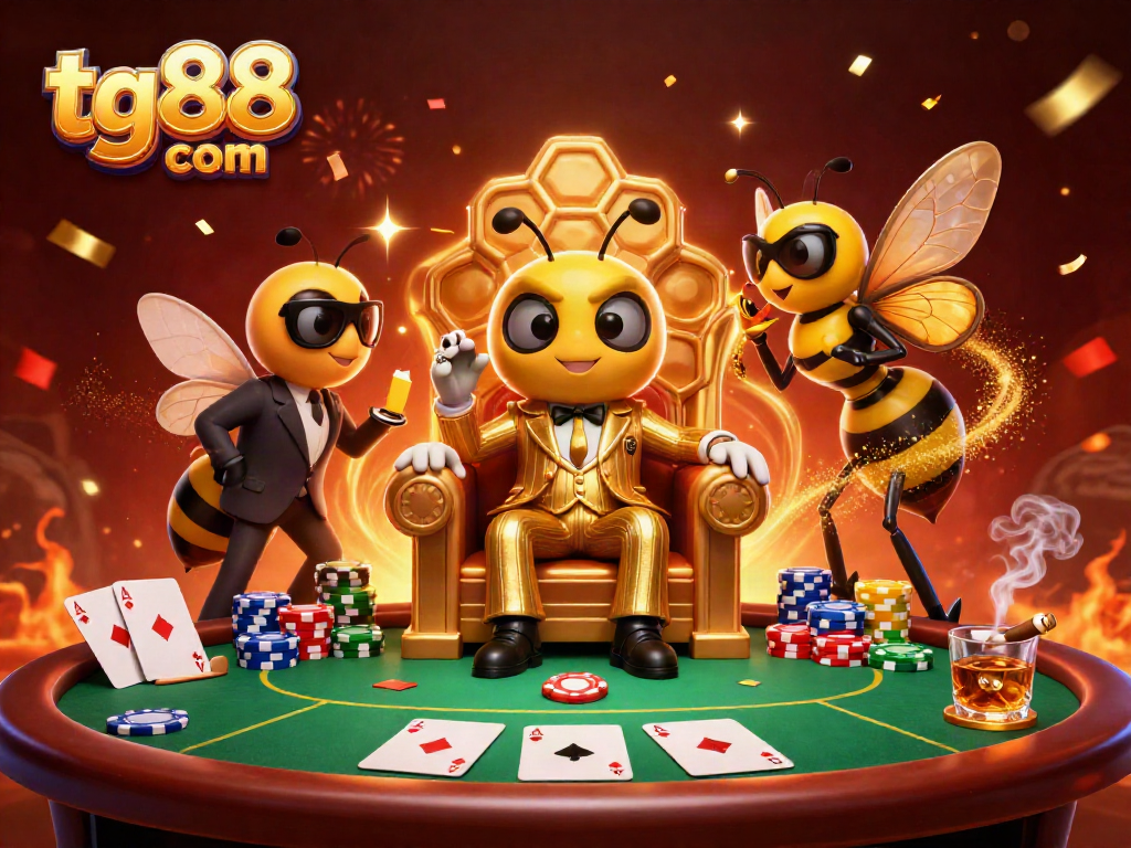 Engage in thrilling gameplay with tg88 com's vibrant casino scene featuring poker and the excitement of winning.