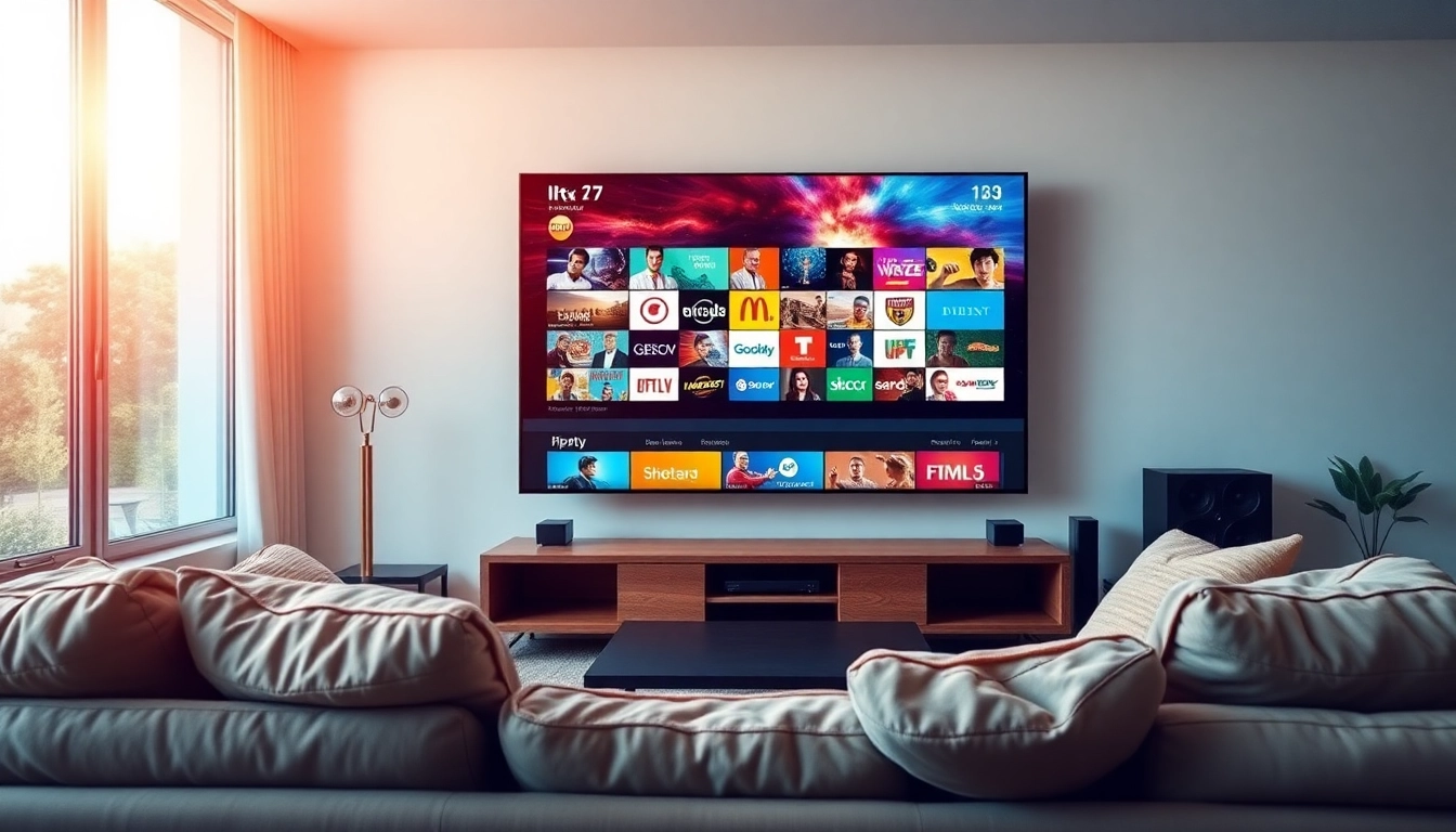 Experience the vibrant FREE IPTV Trial with modern streaming setup and welcoming atmosphere.