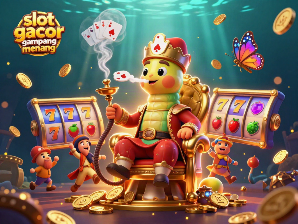 Experience the excitement of slot gacor gampang menang with vibrant characters, slot reels, and jackpots!