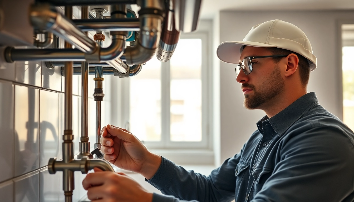 Expertly conducting plumbing Lacey Wa inspection in a modern kitchen environment.
